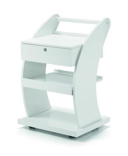 Mesa auxiliar X blanca