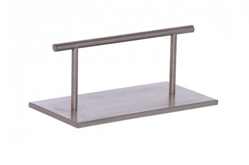 Reposapiés de acero inoxidable