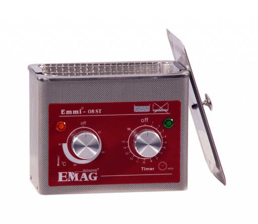 Emmi-08ST H Limpiador ultrasónico de acero inoxidable con calentador