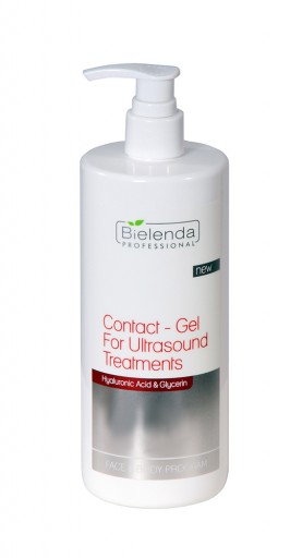 Gel de contacto de hialurón para tratamientos con ultrasonidos, etc